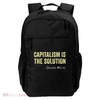 Capitalism Is The Solution Funny Saying Backpack thumb 0