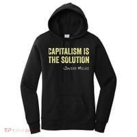Capitalism Is The Solution Funny Saying Women's Hoodie thumb 0