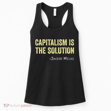 Capitalism Is The Solution Funny Saying Women's Tank Top