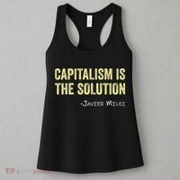 Capitalism Is The Solution Funny Saying Women's Tank Top thumb 3