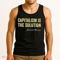 Capitalism Is The Solution Funny Saying Tank Top thumb 3