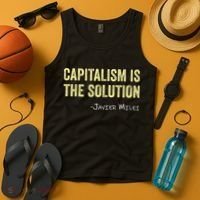 Capitalism Is The Solution Funny Saying Tank Top thumb 4