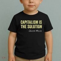 Capitalism Is The Solution Funny Saying Toddler T-Shirt thumb 2