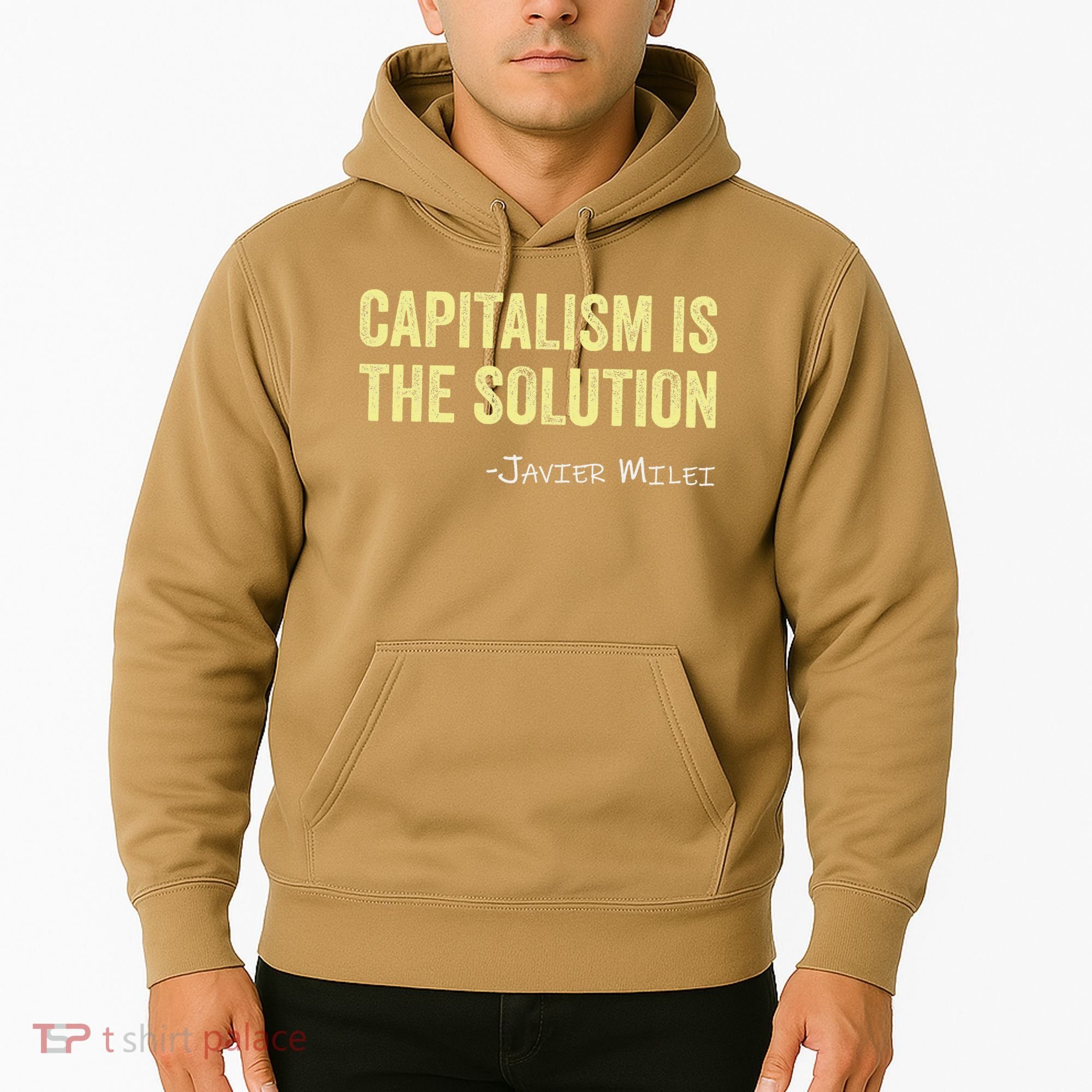 Capitalism Is The Solution Funny Saying Hoodie