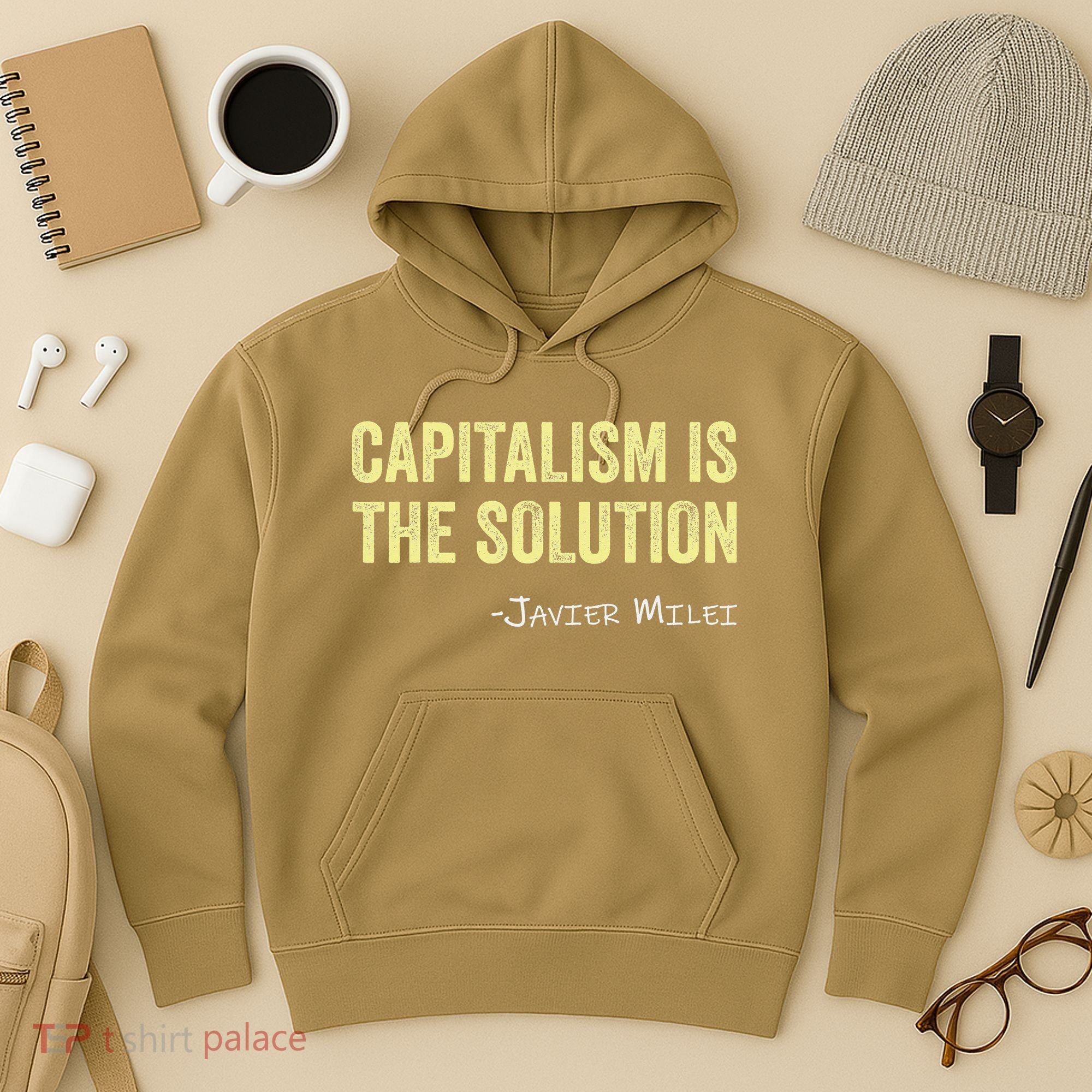 Capitalism Is The Solution Funny Saying Hoodie