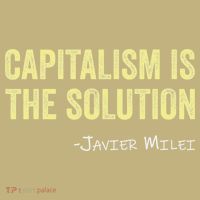 Capitalism Is The Solution Funny Saying Long Sleeve Shirt thumb 2