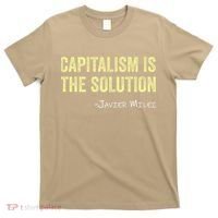 Capitalism Is The Solution Funny Saying T-Shirt thumb 0