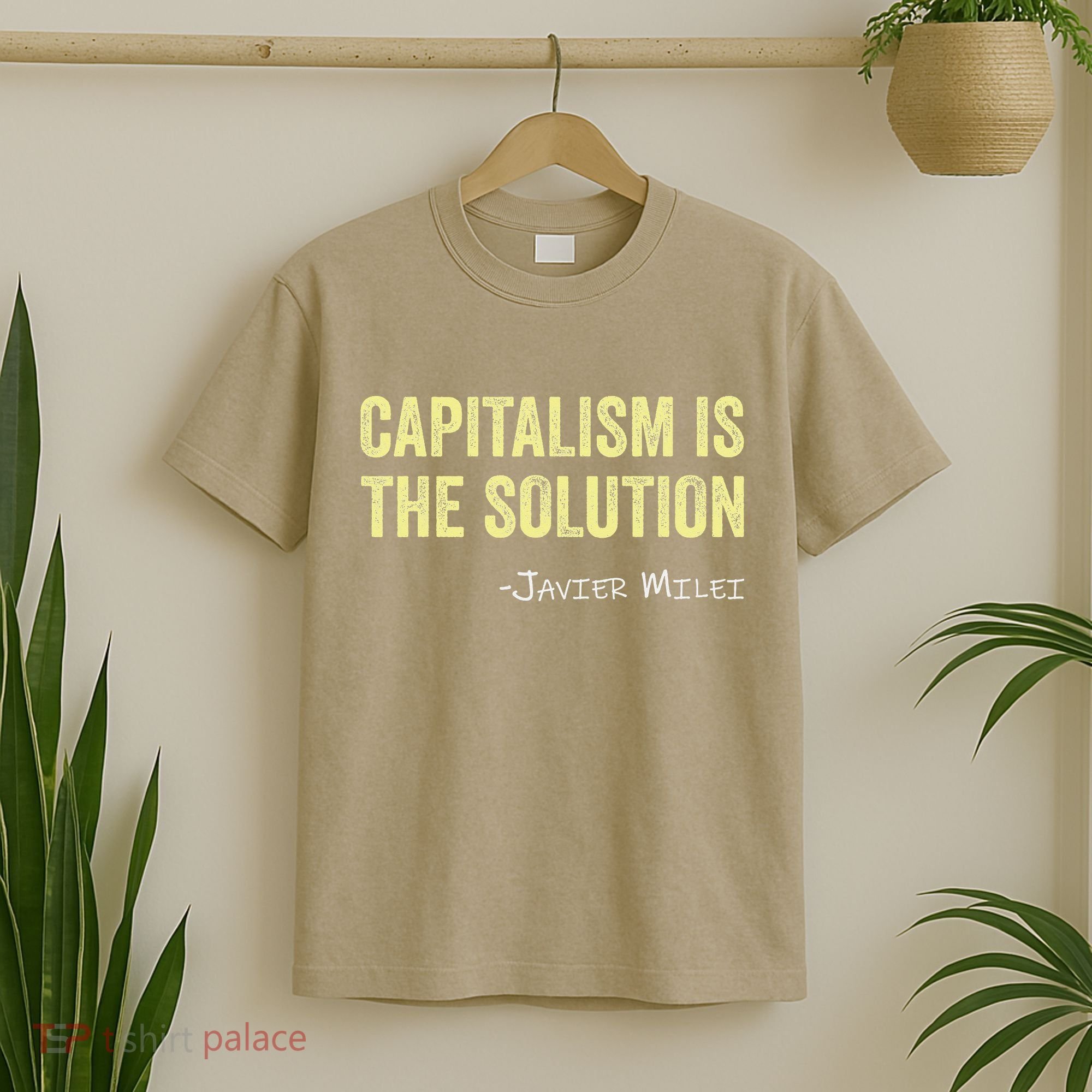 Capitalism Is The Solution Funny Saying T-Shirt