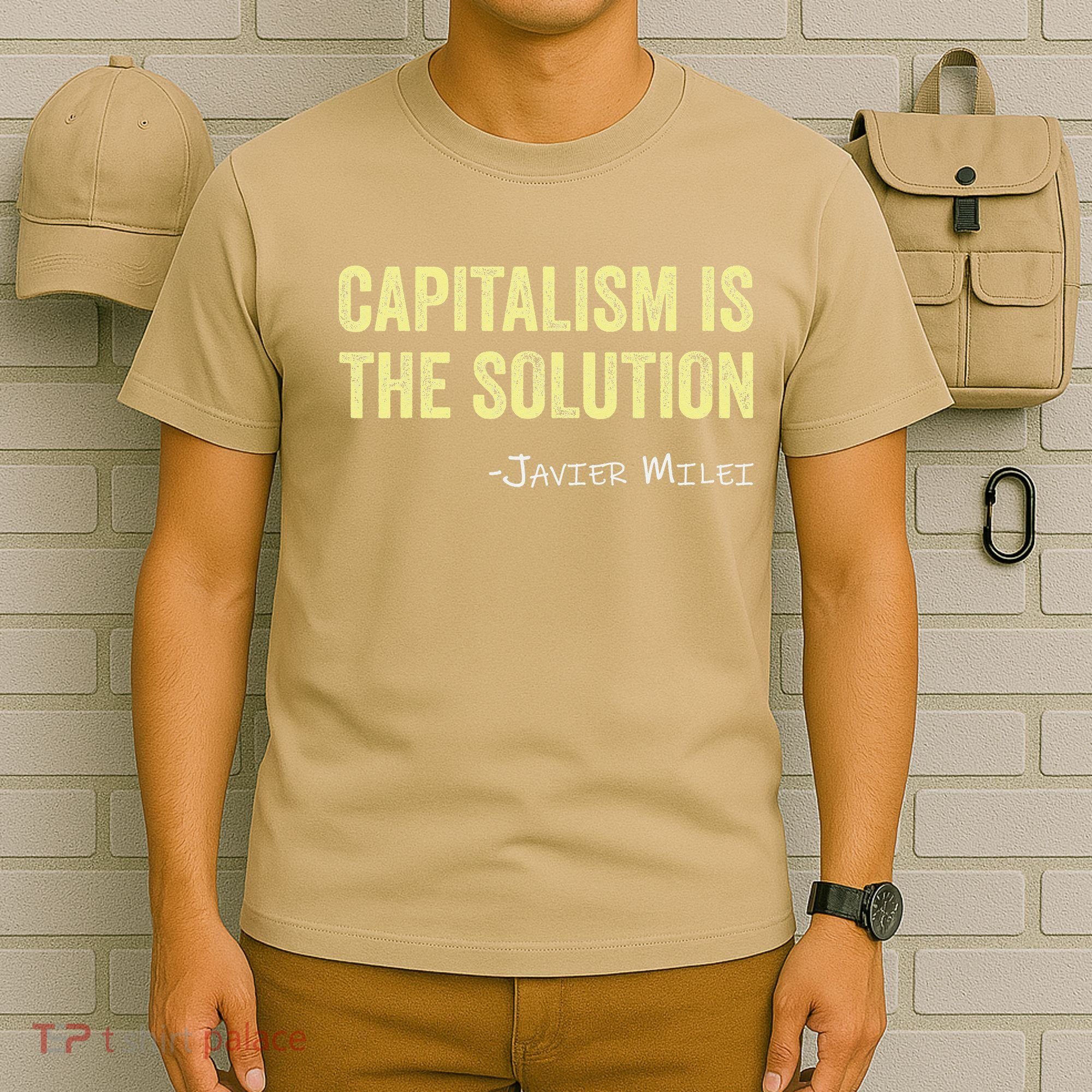 Capitalism Is The Solution Funny Saying T-Shirt
