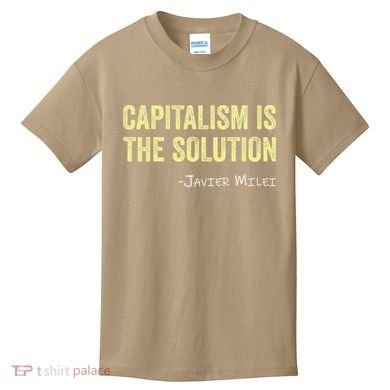 Capitalism Is The Solution Funny Saying Kids T-Shirt