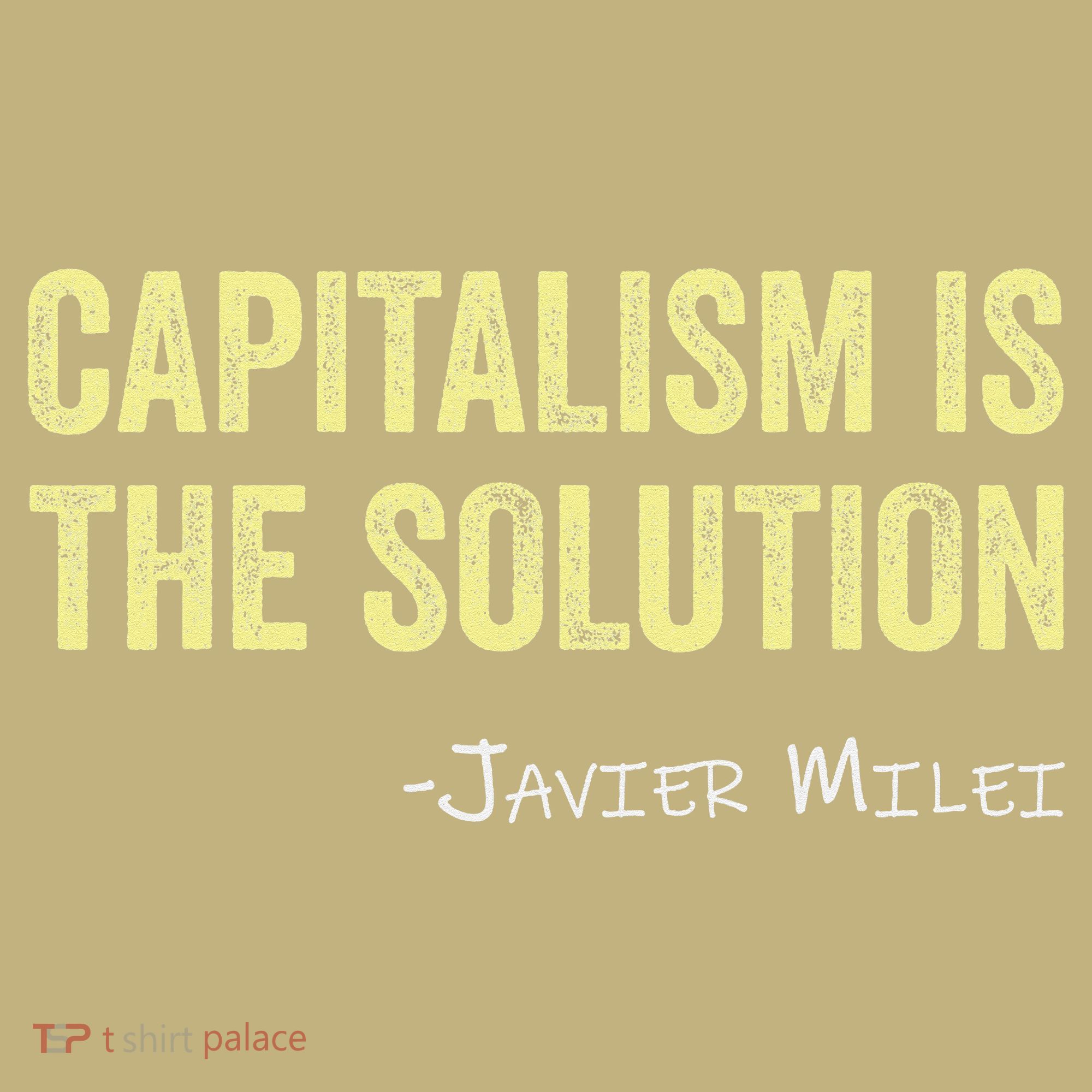 Capitalism Is The Solution Funny Saying Kids T-Shirt