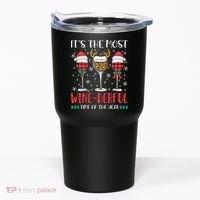 Christmas It's The Most Wine Derful Time Of The Year Tumbler thumb 0