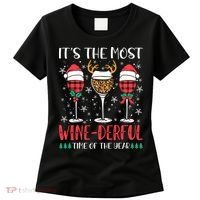Christmas It's The Most Wine Derful Time Of The Year Women's T-Shirt thumb 0