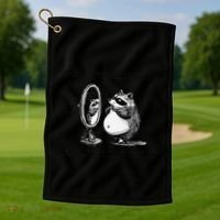 Call In Thicc Today Sick Day Funny Meme Golf Towel thumb 1
