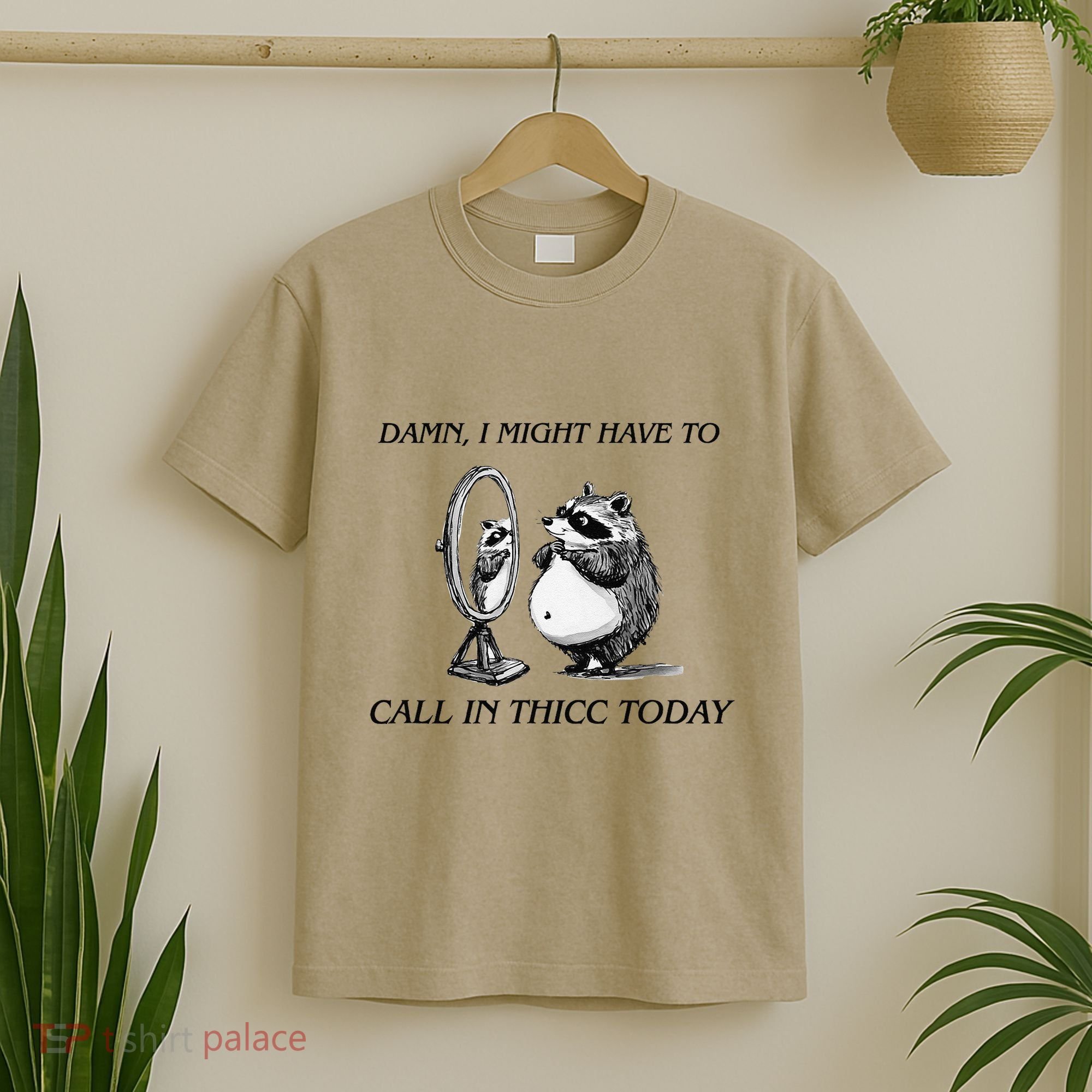 Call In Thicc Today Sick Day Funny Meme T-Shirt