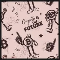 Crypto Is The Future Retro Doggie Tank thumb 4