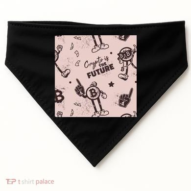 Crypto Is The Future Retro USA-Made Doggie Bandana