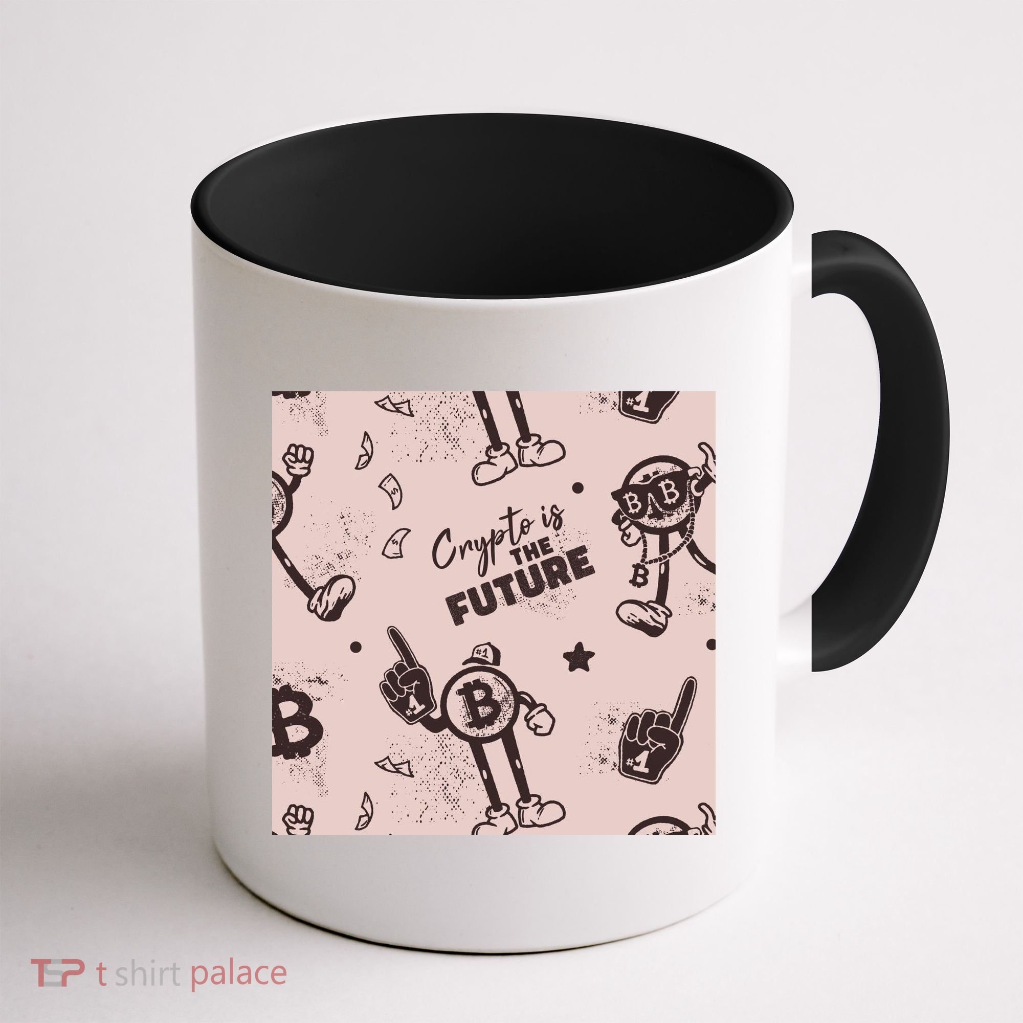 Crypto Is The Future Retro Coffee Mug