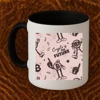 Crypto Is The Future Retro Coffee Mug thumb 2