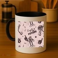 Crypto Is The Future Retro Coffee Mug thumb 4