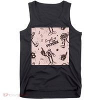 Crypto Is The Future Retro Tank Top thumb 0