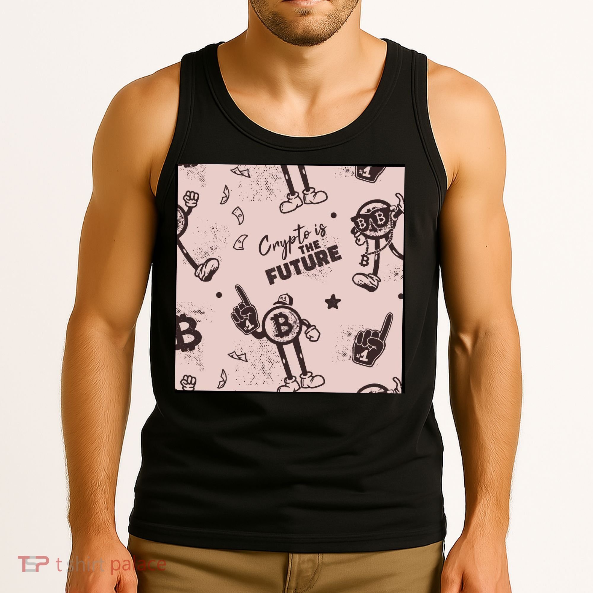 Crypto Is The Future Retro Tank Top