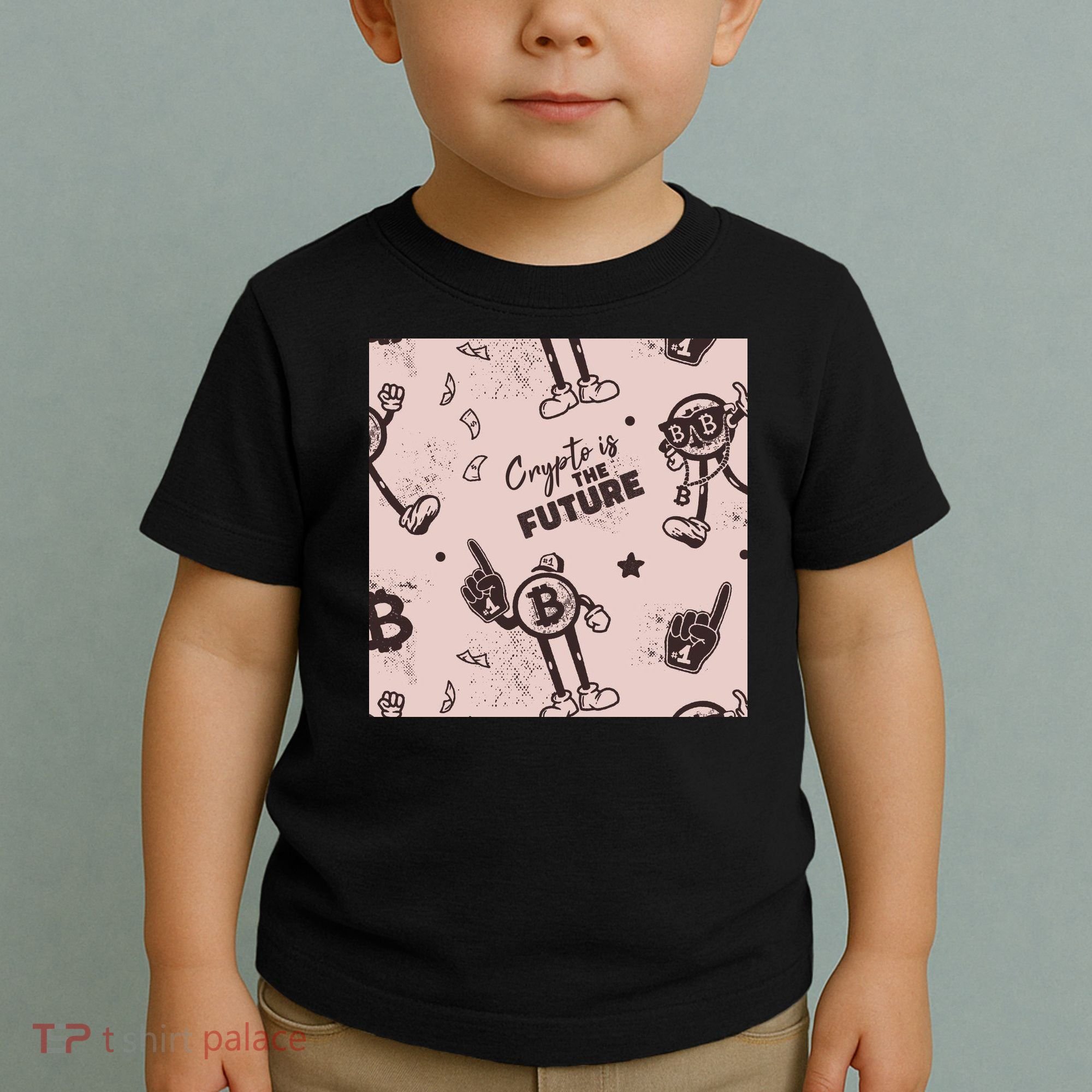 Crypto Is The Future Retro Toddler T-Shirt
