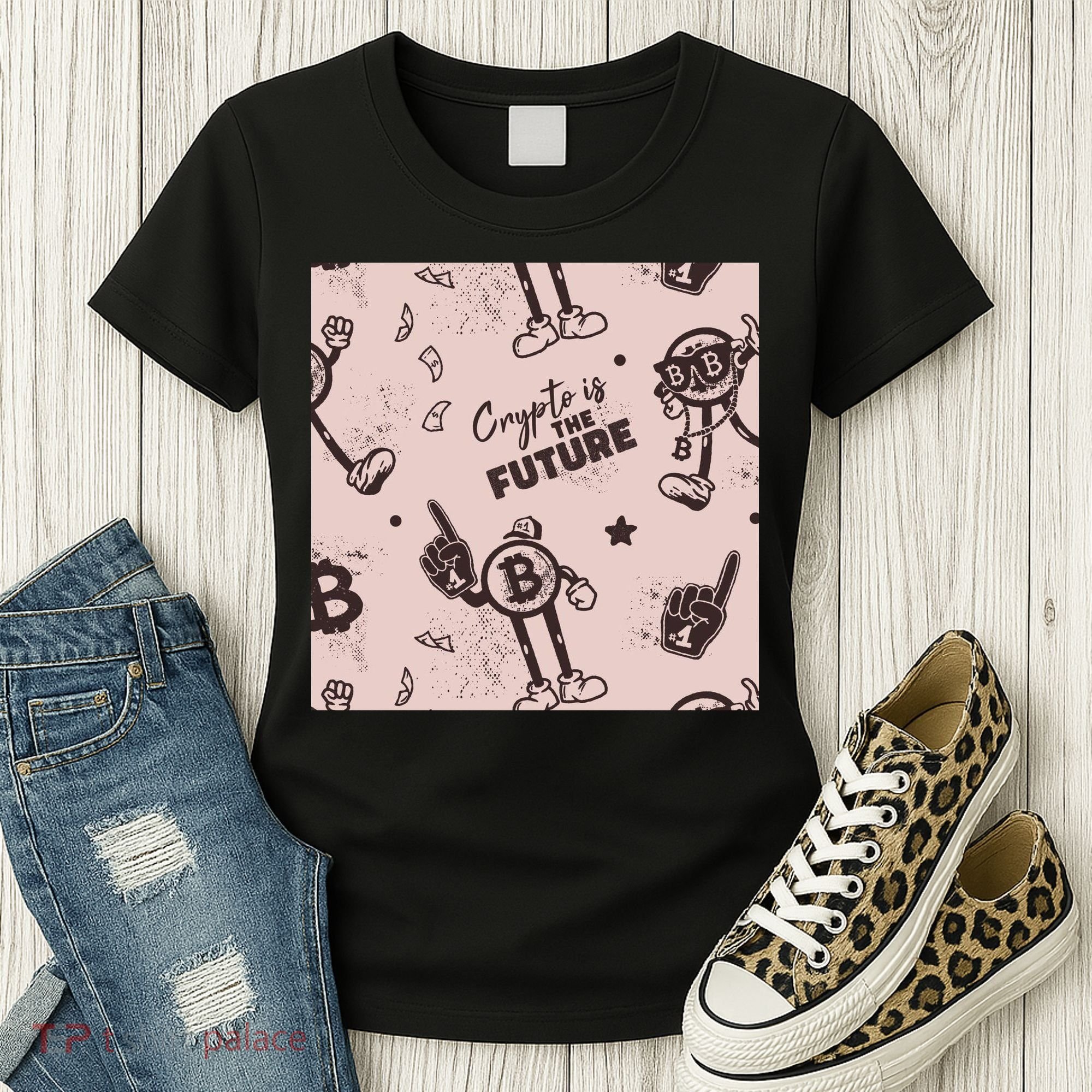 Crypto Is The Future Retro Women's T-Shirt