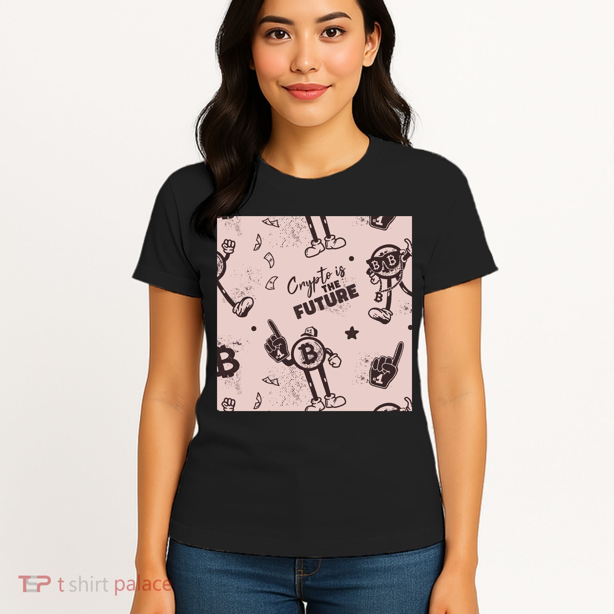 Crypto Is The Future Retro Women's T-Shirt
