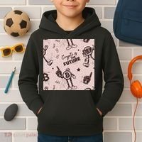 Crypto Is The Future Retro Kids Hoodie thumb 2
