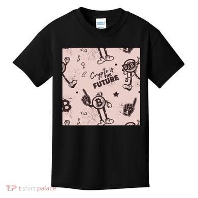 Crypto Is The Future Retro Kids T-Shirt