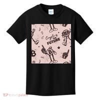 Crypto Is The Future Retro Kids T-Shirt thumb 0