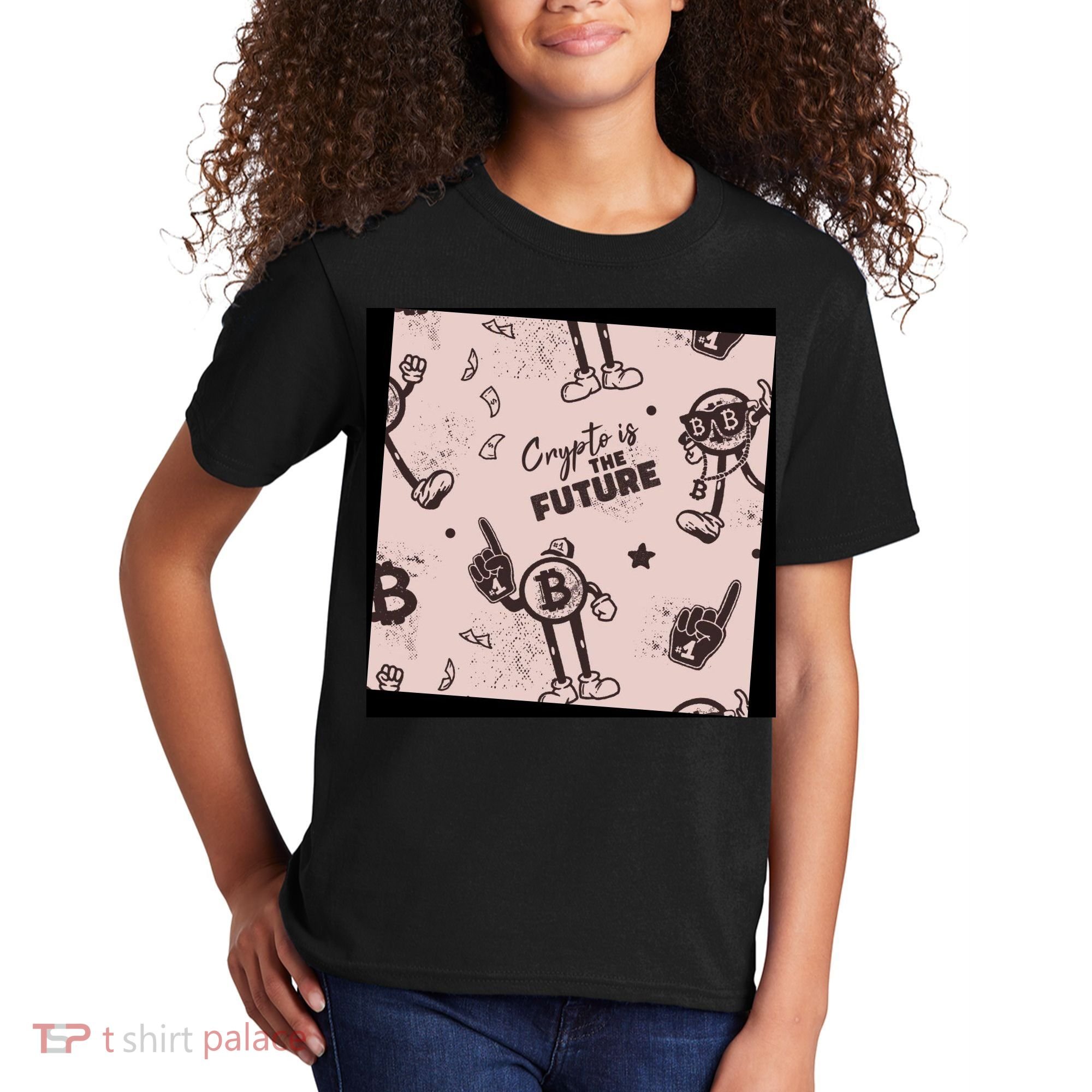 Crypto Is The Future Retro Kids T-Shirt