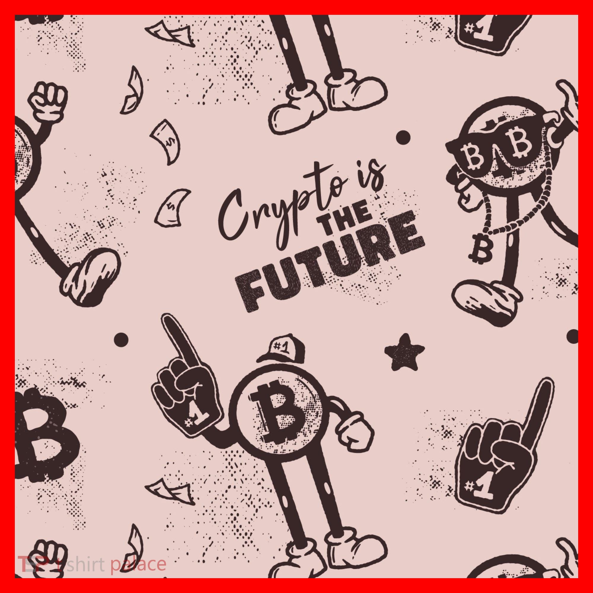 Crypto Is The Future Retro Santa Hat