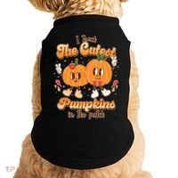 Cute I Teach The Cutest Pumpkins In The Patch Teacher Life Doggie Tank thumb 0