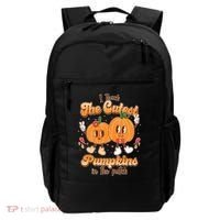 Cute I Teach The Cutest Pumpkins In The Patch Teacher Life Backpack thumb 0