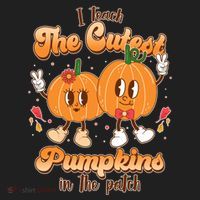 Cute I Teach The Cutest Pumpkins In The Patch Teacher Life Tumbler thumb 3