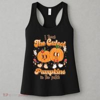 Cute I Teach The Cutest Pumpkins In The Patch Teacher Life Women's Tank Top thumb 3