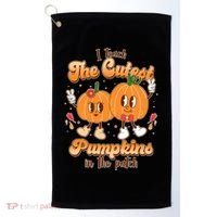 Cute I Teach The Cutest Pumpkins In The Patch Teacher Life Golf Towel thumb 0