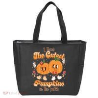 Cute I Teach The Cutest Pumpkins In The Patch Teacher Life Tote Bag thumb 0