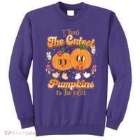 Cute I Teach The Cutest Pumpkins In The Patch Teacher Life Sweatshirt thumb 0