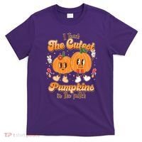 Cute I Teach The Cutest Pumpkins In The Patch Teacher Life T-Shirt thumb 0