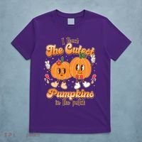 Cute I Teach The Cutest Pumpkins In The Patch Teacher Life T-Shirt thumb 5