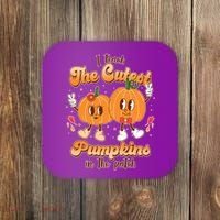 Cute I Teach The Cutest Pumpkins In The Patch Teacher Life Coaster thumb 0