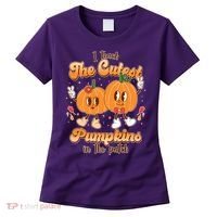 Cute I Teach The Cutest Pumpkins In The Patch Teacher Life Women's T-Shirt thumb 0