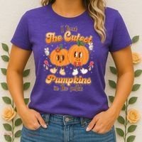 Cute I Teach The Cutest Pumpkins In The Patch Teacher Life Women's T-Shirt thumb 2