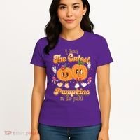 Cute I Teach The Cutest Pumpkins In The Patch Teacher Life Women's T-Shirt thumb 4