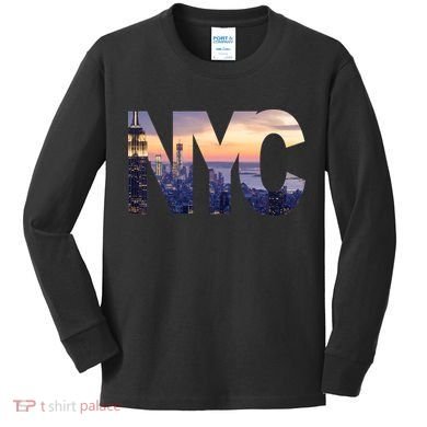 City Of NYC Kids Long Sleeve Shirt