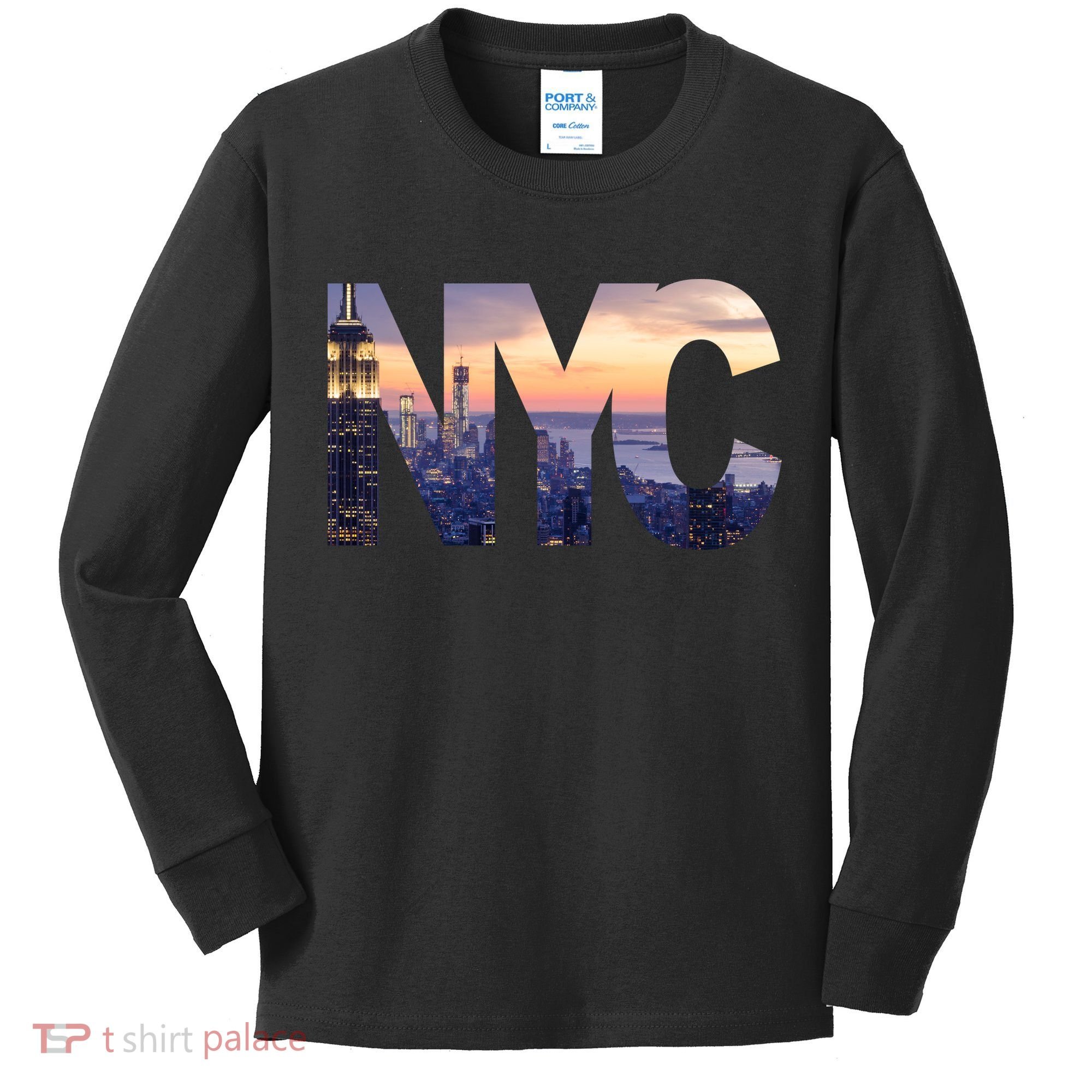 City Of NYC Kids Long Sleeve Shirt