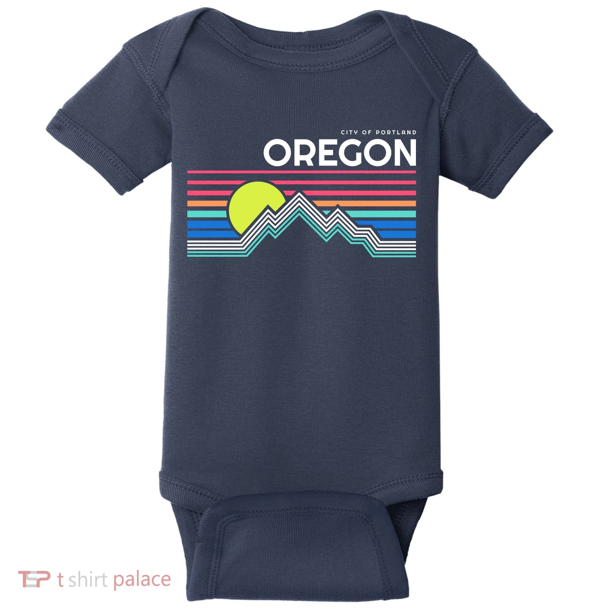 City of Portland Oregon Baby Bodysuit